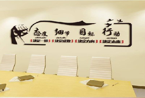 监利企业文化墙主要展示什么？