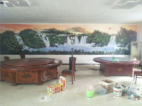 监利墙绘-写实风景