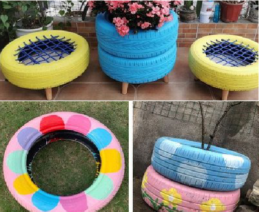 监利墙体彩绘-变废为宝