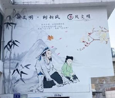 监利分享几个墙绘保养知识。