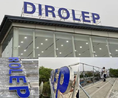 监利楼顶发光字安装的注意事项。